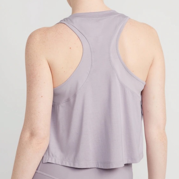 NWT Sleeveless UltraLite All-Day Performance Cropped Top, Wanderlust (Purple) - Picture 4 of 5